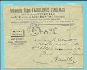 Brief Met Cirkelstempel HOUDENG Met Stempel PAYE  !! - Fortune Cancels (1919)