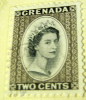 Grenada 1953 Queen Elizabeth II 2c - Used - Grenada (...-1974)