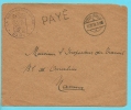 Brief Met Duitse Brugstempel NAMUR-NAMEN 1  Met Stempel PAYE  (noodstempel) - Foruna (1919)