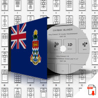 CAYMAN ISLANDS STAMP ALBUM PAGES 1900-2011 (146 Pages) - Inglés