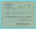 Brief Met Cirkelstempel WALCOURT Met Stempel PAYE  (noodstempel) - Fortune Cancels (1919)