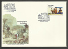 Portugal Madère FDC 1985 Attelage Bovin Transport Typique De Madère Madeira Typical Transportation Ox Car FDC - Cows
