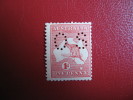 AUSTRALIE Official 1914 (*)  S&G # O17 - Die II - P12 - W(2) Crown A - Sans Gomme - Without Gum - Perfins