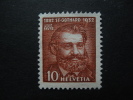 Schweiz 1932 50 Jahre St Gotthard Bahn Michel 259  (20%) - Unused Stamps