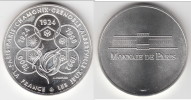 **** MEDAILLE JEUX ALBERTVILLE 1992 - MONNAIE DE PARIS (SOUS CAPSULE) - ARGENT - SILVER - NEUVE **** EN ACHAT IMMEDIAT - Other & Unclassified