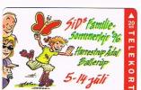 DANIMARCA (DENMARK)  - JYDSK (MAGNETIC) - 1995 FAMILY SUMMER FAIR CODE 2055  - USED ° -  RIF. 4002 - Jahreszeiten