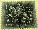 Portugal 1953 Medieval Knight 50c - Used - Used Stamps