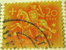 Portugal 1953 Medieval Knight 20c - Used - Used Stamps