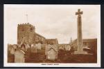 RB 873 - Early Real Photo Postcard - Parish Church & Cross Whitby Yorkshire - Whitby