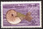 New Hebrides 1963 French Admin. 30c Nautilus MNH SG F117 - Other & Unclassified