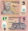 Nigeria 5 Naira 2009. UNC Polymer - Nigeria