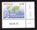 Monaco 2012 - Yv N° 2832 ** - "RIO+20". Conférence Des Nations Unies Sur Le Développement Durable. - Unused Stamps