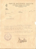 H-TORINO-CERTIFICATO ISCRIZIONE PARTITO FASCISTA 1942- - Matasellos Generales