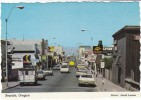 Seaside OR Oregon, Street Scene, Auto Camper Tourist Shops Stores C1970s Vintage Postcard - Other & Unclassified