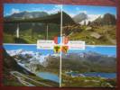 (Gadmen / Guttanen (BE)) - Mehrbildkarte Gotthard, Nufenen, Susten, Grimsel / Autobus (alpenpost) - Gadmen 