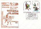 WORLD CHAMPIONSHIP FOOTBALL MEXIC, 1986, SPECIAL COVER, OBLITERATION CONCORDANTE, ROMANIA - 1986 – México