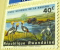 Rwanda 1965 Kagera National Park Crowned Cranes Hippos And Storks 40c - Mint - Ongebruikt