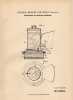 Original Patentschrift - F. Benecke In Bevensen B. Hannover , 1899 , Acetylenlampe Mit Gaskühlrohr !!! - Luminarie E Lampadari