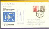 LUFTHANSA DC-10 FIRST FLIGHT COVER DELHI-FRANKFURT 1974 - Storia Postale