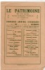 BUVARD - LE PATRIMOINE - EN SON HOTEL - PARIS IX - COMPAGNIES ANONYMES D´ASSURANCES - SUR LA VIE & CONTRE LES ACCIDENTS - Bank En Verzekering