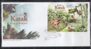 Malaysia 2007 Frogs S/S FDC - Kikkers