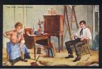 RB 874 - 1907 Comic Postcard - "The First Spring Cleaning" - Fumetti