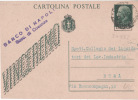 Italia - 1945 - Cartolina Postale, Tappeto Di Parentesi I Tipo Su Vinceremo, 1,20 Su 15c. - 31-1-46 Cosenza - Marcophilia