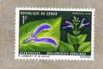 CONGO : Fleur : Brillantaisia Vogeliana -    Famille Des Acanthacées - Used