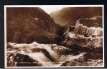 RB 875 - Real Photo Postcard - The Waterfall & Gorge - Pass Of Glencoe Argyllshire Scotland - Argyllshire