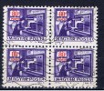 H+ Ungarn 1973 Mi 244 Portomarke (Viererblock) - Used Stamps