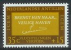 Mtx0369 VLUCHTELINGEN ZEGEL REFUGEE STAMP ICEM NEDERLANDSE ANTILLEN 1966 PF/MNH  VANAF1EURO - Refugiados