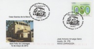 SPAIN. POSTMARK CASA GUERAU DE LA GLEVA. SANT FELIU DE LLOBREGAT. 2012 - Covers & Documents