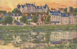 Château De Saint Aignan -  Collection Chateau Et  Manoirs De France (illustration Oil Painting) Neuve Pli - Saint Aignan Sur Roe