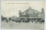 Le Havre - La Gare Et Le Cours De La République - CPA - Stazioni