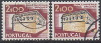 PORTUGAL  N°1222/22a__OBL VOIR SCAN-avec Et Sans Phosphore - Gebraucht