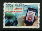 ESPAGNE 2012 / ATENTO A LA CONDUCCION 0.70€  OBL - Used Stamps