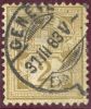 Schweiz 1883-03-31 Genève Sackstempel Auf Zu#58A Wertziffer 2Rp. - Oblitérés