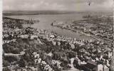 AK Flugzeugaufnahme Flensburg Hafen Wohngebiet Sw 30.8.1955 Cramer Verlag - Flensburg