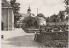 AK Kinder Am Gartenzaun Wohnhaus Johnsdorf Erzgebirge Handwerker-Heim Sw 28.5.70 - Jonsdorf