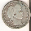 MONEDA  DE PLATA DE ESTADOS UNIDOS DE 1 QUARTER DEL AÑO 1908 NEW ORLEANS  (COIN) SILVER-ARGENT - 1892-1916: Barber