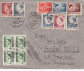 INFLATION, NICE STAMPS, 1947, REGISTRED COVER, ROMANIA - Lettres & Documents