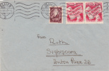 VERY RARE, 1949, STAMPS ON COVER SENT TO MAIL, ROMANIA - Lettres & Documents