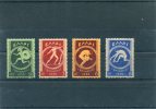 1939-Greece- "Balkan Games"- Complete Set MNH (lightly Toned Gum) - Nuovi