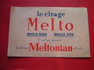 BUVARD-LE CIRAGE MELTO-BRILLE BIEN BRILLE VITE-C4EST UN PRODUIT MELTONIAN-LONDRES -PARIS - Chaussures