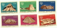 1967 - Panama 438/39 + PA 405/08 Olimpiadi In Messico, - Ete 1968: Mexico