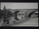 PONT-sur-YONNE (Yonne) - Une Partie Du Pont - Côté Du Chemin Dehalage - Pêcheurs - Animée - Voyagée Le 27 Septembre 1908 - Pont Sur Yonne