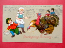 > Thanksgiving --Embossed  1907 Cancel====== ======= =====  Ref 577 - Thanksgiving