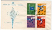 SOMALIA AFIS - FDC OLYMPIC GAMES ROME 1960 - Somalië (1960-...)