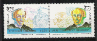 M830.-.ARGENTINA .-. 1992 .-. MI # : 2145-46 .-.  MNH  .-.  AMERICA UPAEP - Neufs