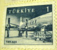 Turkey 1959 Airliner 1k - Mint - Unused Stamps